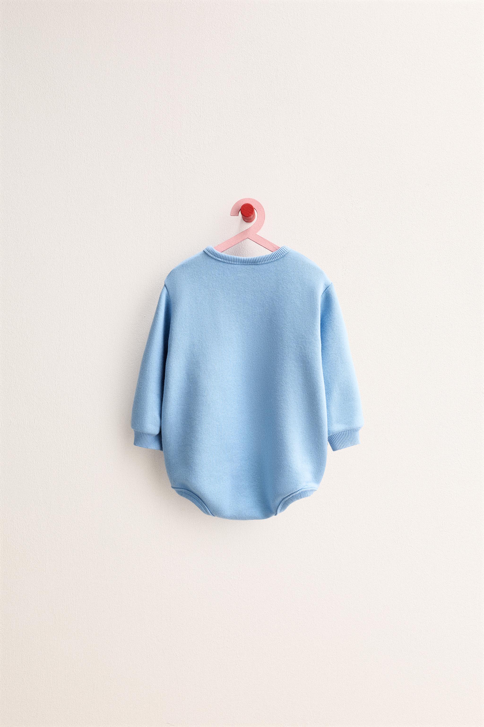 ZARA TIMELESS - PLUSH TEXT ROMPER